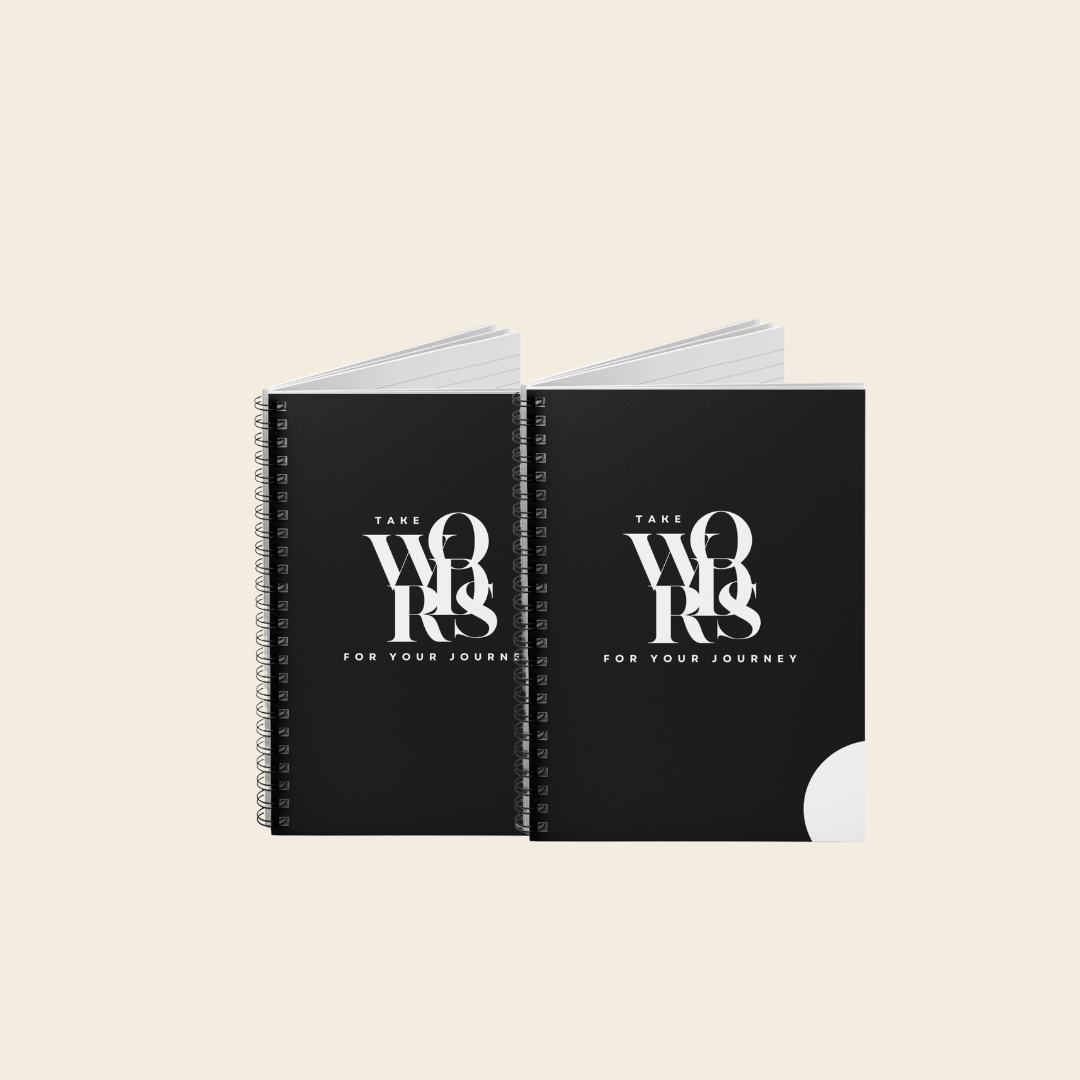 Two Tone Soft Cover Journal - White & Black