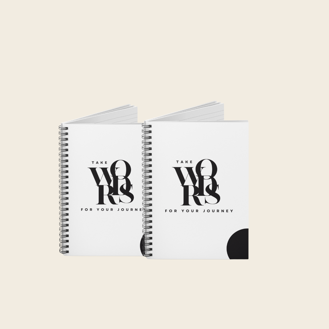 Two Tone Soft Cover Journal - White & Black